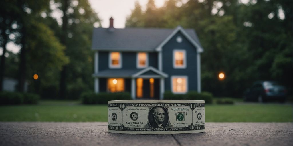 House with cash overlay, no upfront closing costs